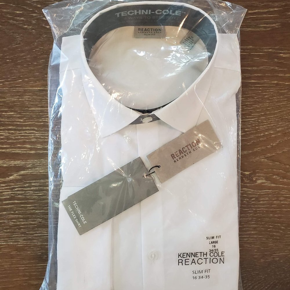 Kenneth Cole Reaction Men's White Long Sleeve